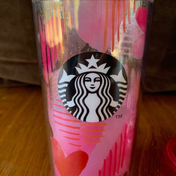 STARBUCKS Japan Valentines Day Tumbler 2019 NEW Limited Edition Pink Hearts Rare - Picture 5 of 10